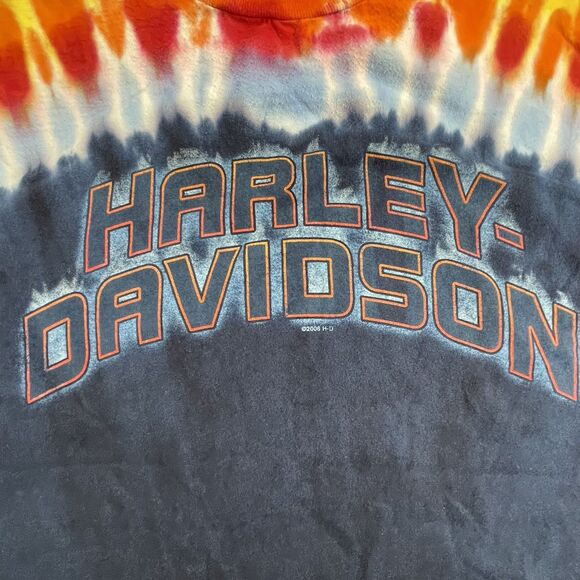 Harley Davidson Shirt Men’s Extra Large Tie Dye Gatlinburg TN 2006 Motorcycle XL - Picture 2 of 13